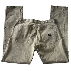 VTG KR3W Jeans Men's 34x32 Khaki K Slim Straight Button Fly Y2K Skater Denim